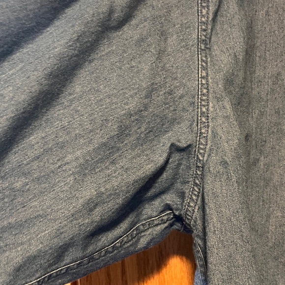 Men's Cardinal Denim Button-Down Shirt - Picture 8 of 13